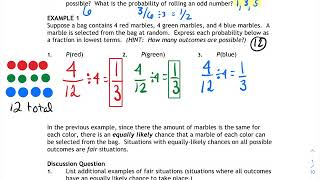 Math 8 - Probability & Counting Techniques Video 1 - Independent & Dependent Events