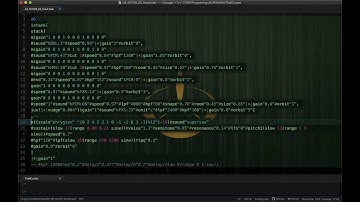 Fragment of Raw Code 04 [Tidalcycles livecoding]