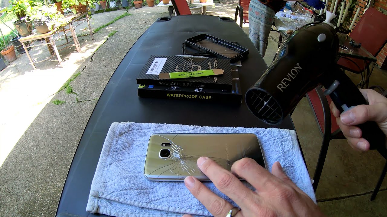 Samsung GS7 Edge  Back Glass Replacement