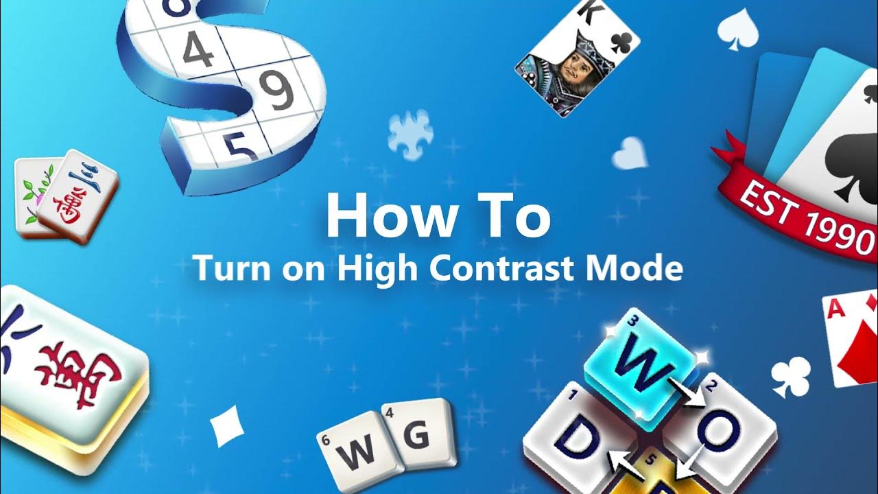 how-to-turn-on-high-contrast-mode-youtube