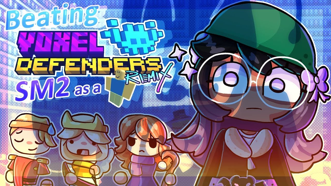 BEATING SM2 AS A NOOB! | Voxel Defenders Remix