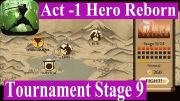 Shadow Fight 2 | Tournament Stage -9 | Act -1 Hero Reborn