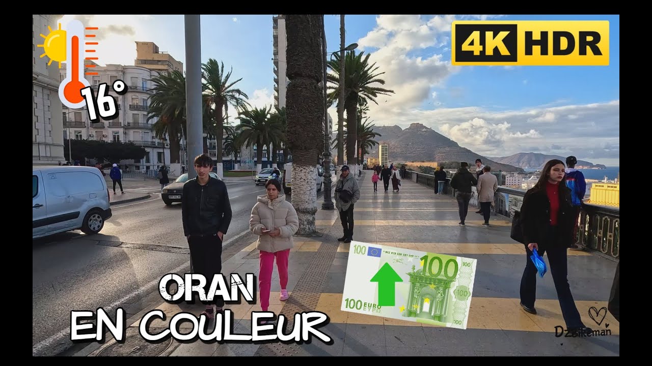 ORAN, LA PERLE D'ALGÉRIE : UNE PETITE BALADE - L'EURO ÇA MONTE, ÇA MONTE ! #245 #oran #dz #وهران