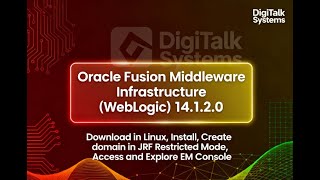 Download Lagu Fusion Middleware Infrastructure(WebLogic) 14.1.2 Download in Linux, Install,CreateDomain,EM Console MP3
