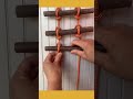 Smart rope ladder knot technique with secure and sturdy loops #knotskills #ropetrick #outdoors #DIY