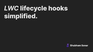 LWC lifecycle hook simplified