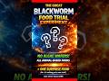 Which Food Regenerates Blackworms the Fastest?