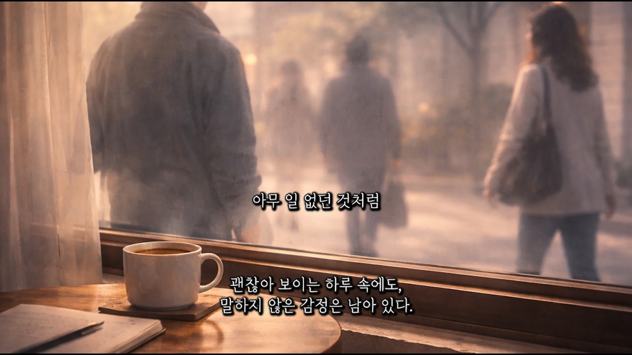 아무 일 없던 것처럼 | Indie Pop | 감정 숨김의 일상 #아무일없던것처럼 #IndiePop #감정숨김 #잔잔한인디