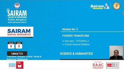 Lecture video_18MAT31_Module 3_Tutorial 2 Content beyond syllabus_B Jyothi