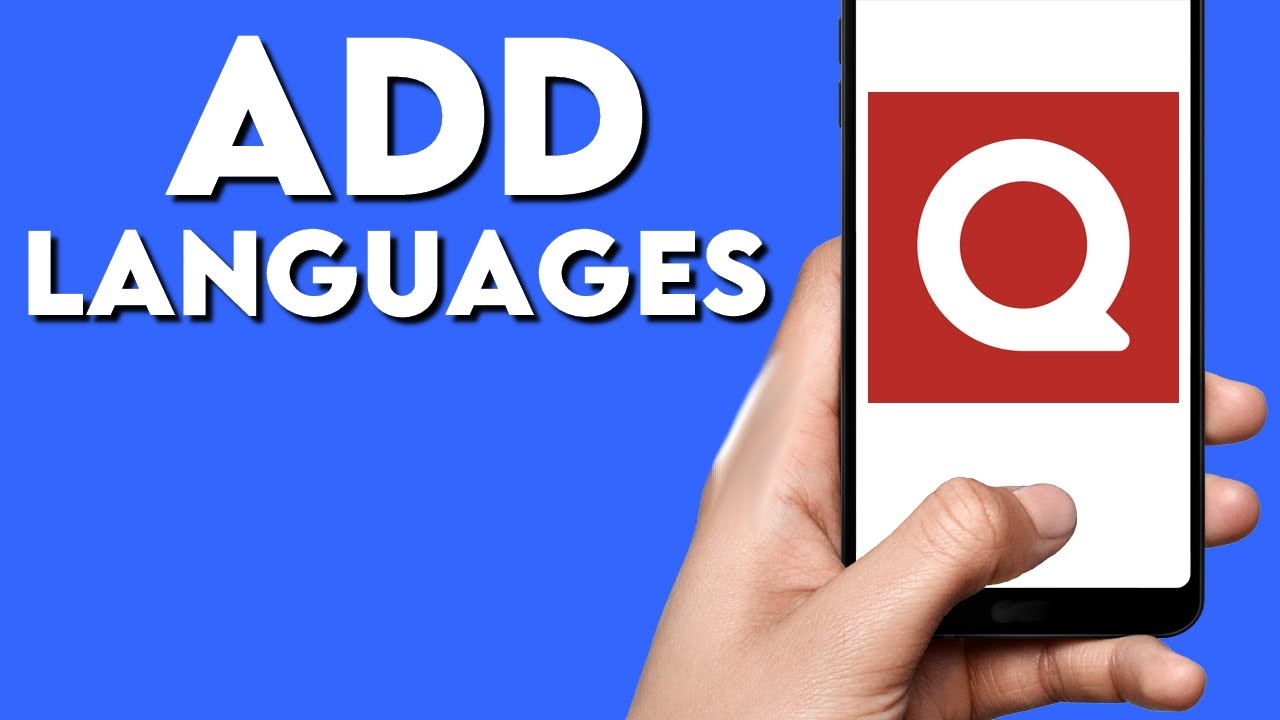 Quora Language How To Add Language / Languages To Your Account Profile on Quora App ...