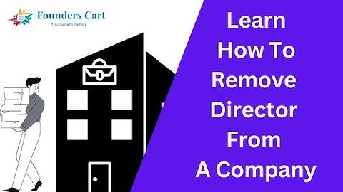 How To Remove Director From A Company