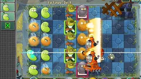 Plants vs. Zombies 2 New Map Far Future Gargantuar