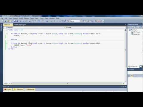 Visual Basic 2010/2008 Tutorial 2