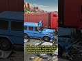 Sedan collides with high-speed train beamngdriver#beamngdrive #dashcam #car #truck #4k #dashcam