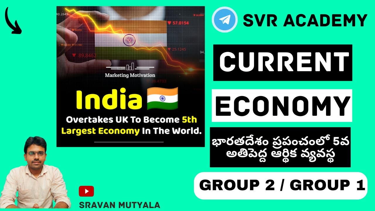 Current Economy | India 5 th Biggest Economy in the world | Appsc Group-2 & Group 1 Svr academy