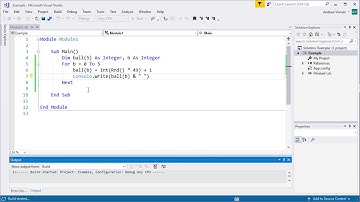 Visual Basic - Creating and Using Arrays