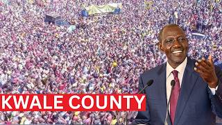 LIVE! President Ruto roars in Kilifi lauching Mkuluni Market and Last Mile Connectivity.