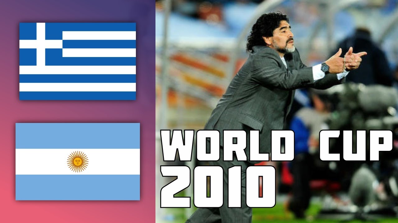 Greece 0 - 2 Argentina | World Cup 2010