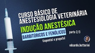 Aula 18 - Indução anestésica - parte 2/3 (Curso básico em anestesia veterinária indução)