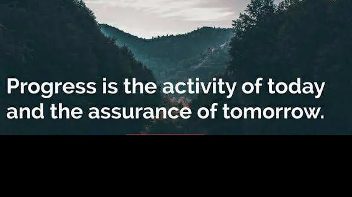 Watch This Before You Give Up: Recognize Your Own Progress and Keep Going