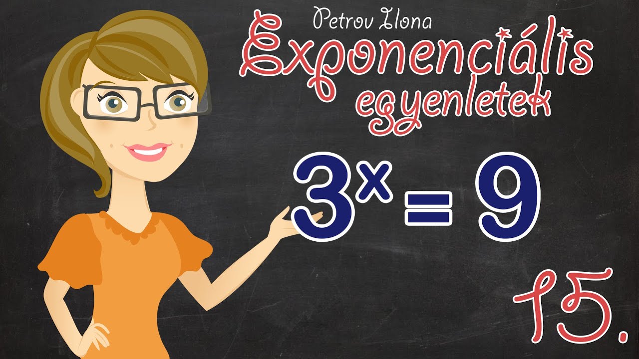 Matek gyorstalpaló - Exponenciális egyenletek