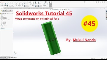 SolidWorks tutorial 45 SolidWorks Tutorial in Hindi || Learn SolidWorks Beginner to Advance Designer