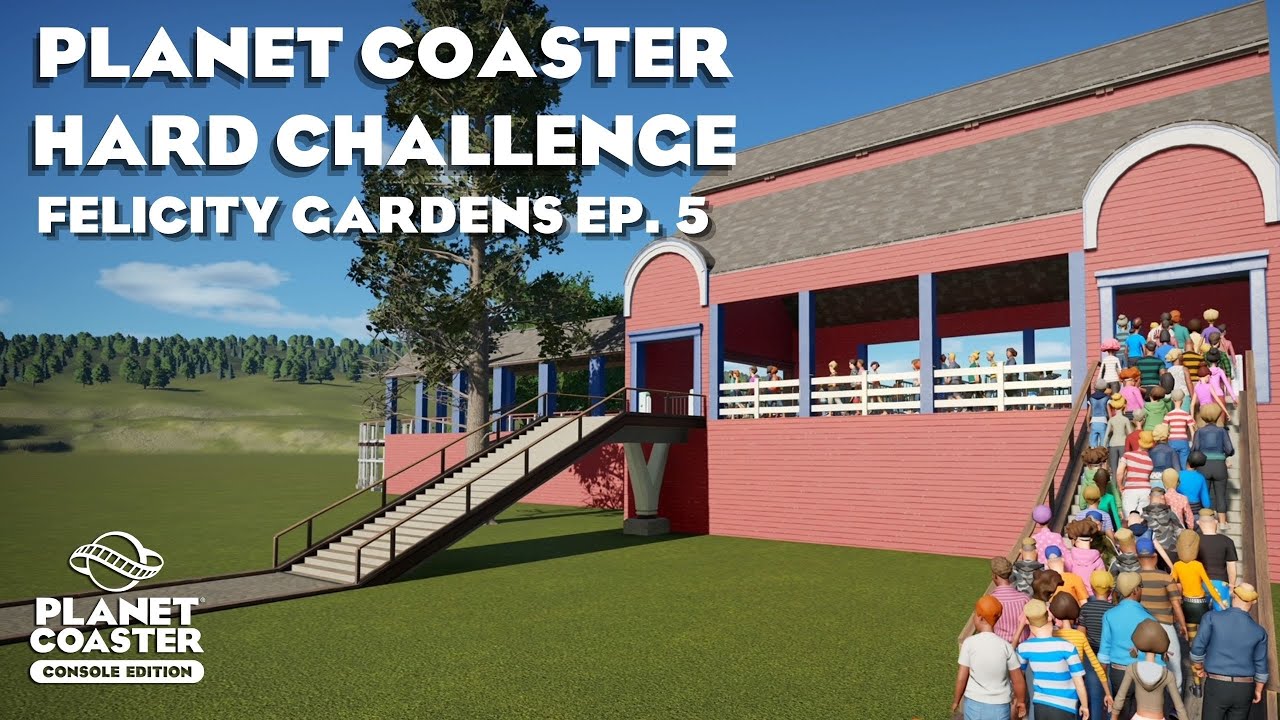 Let's Play Coaster Hard Challenge Mode Felicity Gardens Episode 5 YouTube