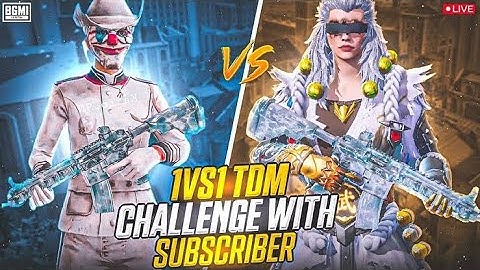 STREAK MATCH | 1V1 TDM LIVE | 1V1 ROOM | TDMPLAYER VS TDMPLAYER 🥶| 1V1 FREE ROOM | BGMI ROOM LIVE 🤯