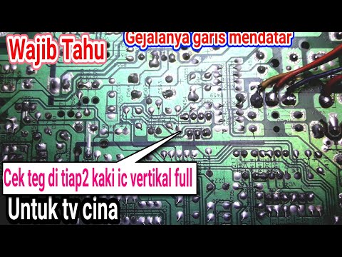 Video took a visual ll mengatasi gambar tv mendatar pada tv... - youtube
