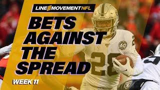 The Line Movement NFL Show: Week 11 Picks Against the Spread *LIVE* (w/ Dieter @TheJoeHolkaShow & LaMarca)