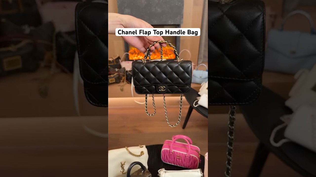 Chanel Flap Top Handle Bag 