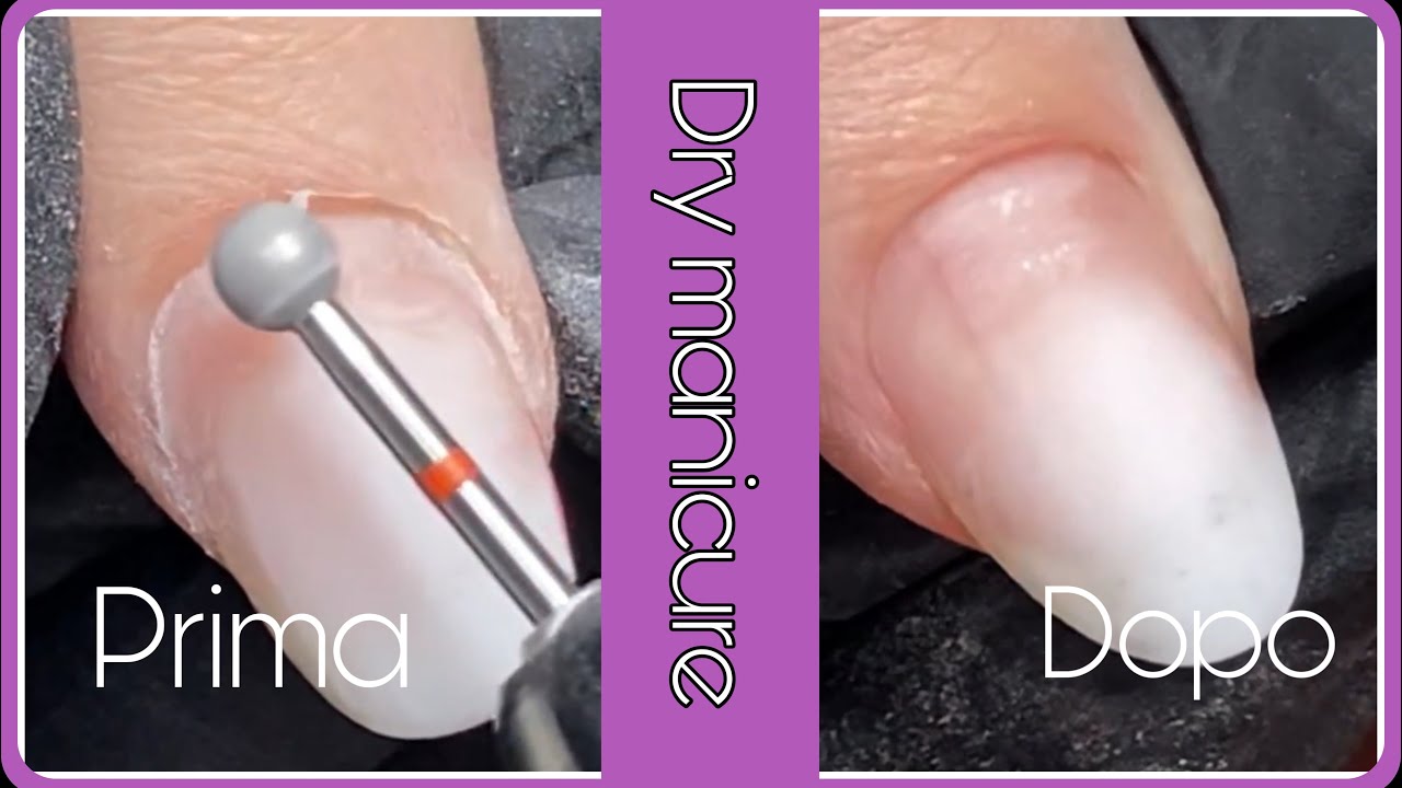 DRY MANICURE | Facciamo insieme la pulizia delle cuticole | TUTORIAL Prima parte | Babina_90_nails
