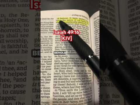Isaiah 49 16 Shorts Bible Bibleverse Reading 