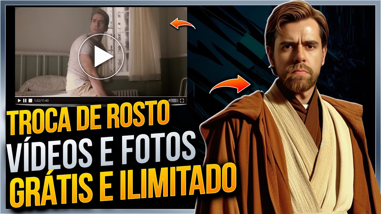 GRÁTIS E ILIMITADO PRA SEMPRE! NOVA IA PARA DEEPFAKE E TROCA DE ROSTOS! FaceFusion