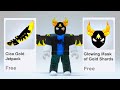 Hurry new free golden and luxurious roblox items 