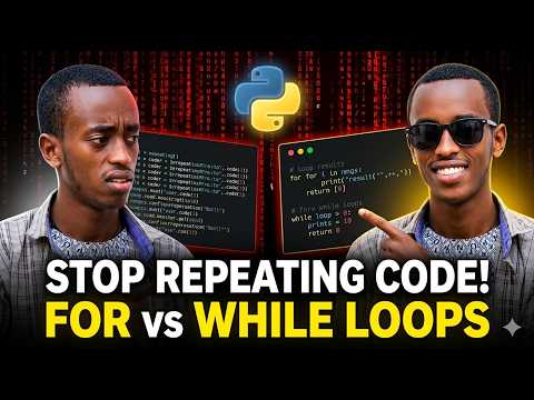🔴Python Loops Explained in 10 Minutes (for & while loop) #part 6 #abugidsecurity #python #coding