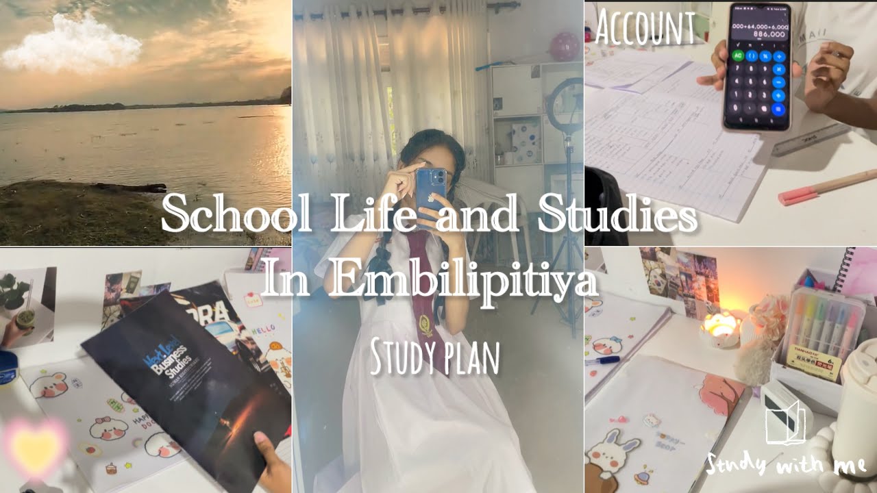 School Life and Studies in Embilipitiya | ඇඹිලිපිටියේ පාසල් දවසක හා පාඩම් වැඩත් එක්ක 🤗📸✨ 