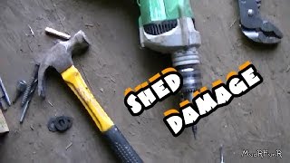 Repairing Damage from Moving the Shed