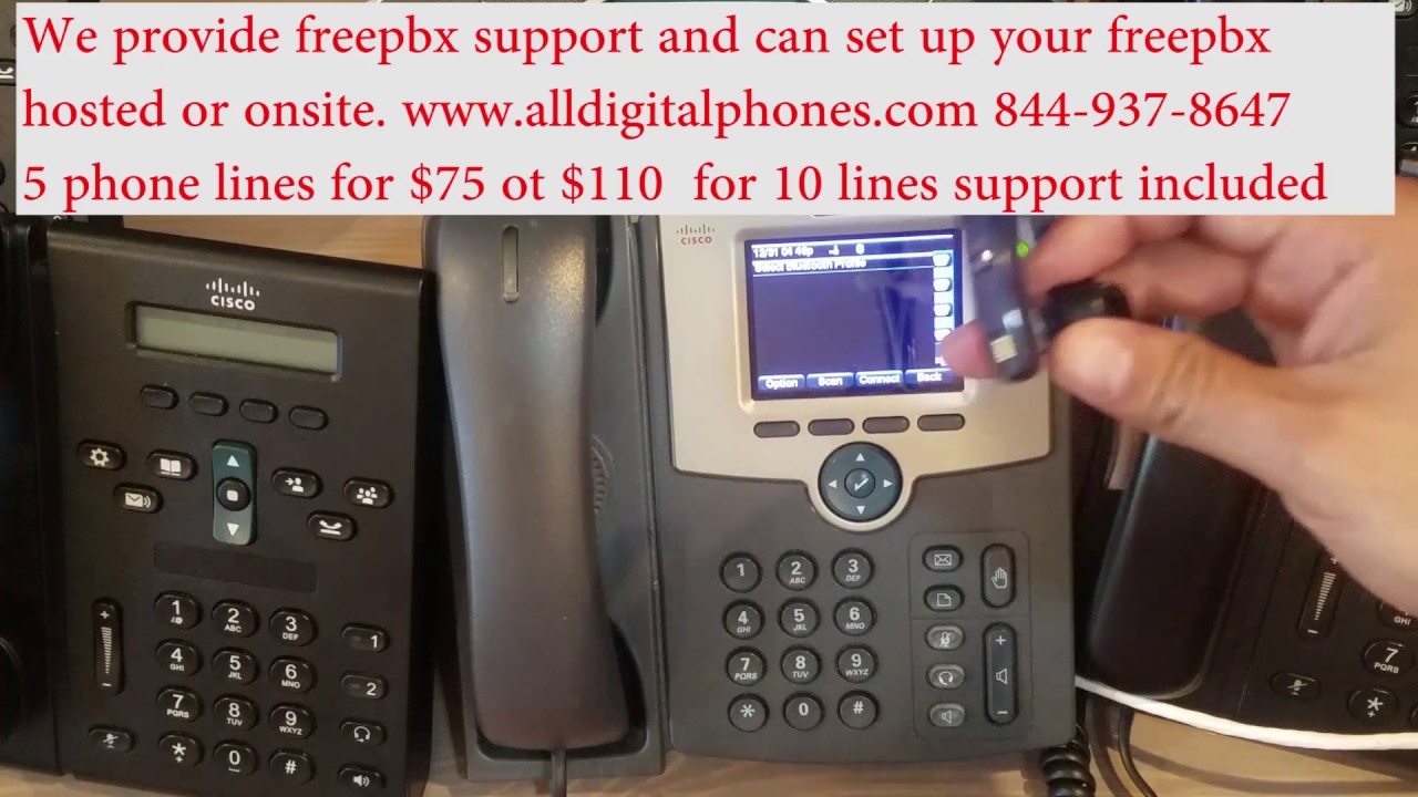cisco phone bluetooth