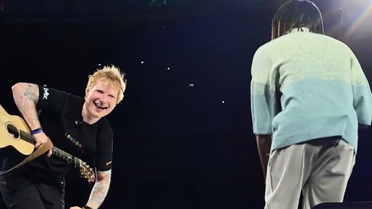 Peru - Ed Sheeran & Fireboy DML (FIRST PERFORMANCE TOGETHER) - 29/6/2022 Wembley Stadium, London Peru - Ed Sheeran & Fireboy DML (FIRST PERFORMANCE TOGETHER) - 29/6/2022 Wembley Stadium, London