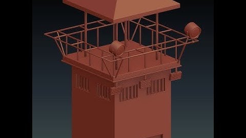 Blender: Modeling a Raptor Pen From Jurassic Park (Part 2)
