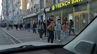 Exploring Wide City Sidewalks for Pedestrians