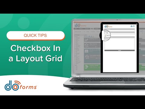 Mobile Forms: Checkbox in a layout grid