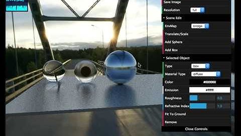 WebGL Pathtracing Sandbox