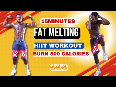 15 MIN FAT BURNING CARDIO HIIT WORKOUT | BURN 500 CALORIES 🔥 - YouTube