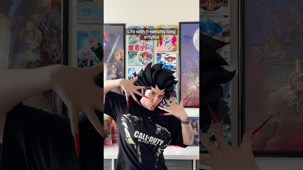 Who am I without my nails !? #wigstyling #gajeel #fairytale