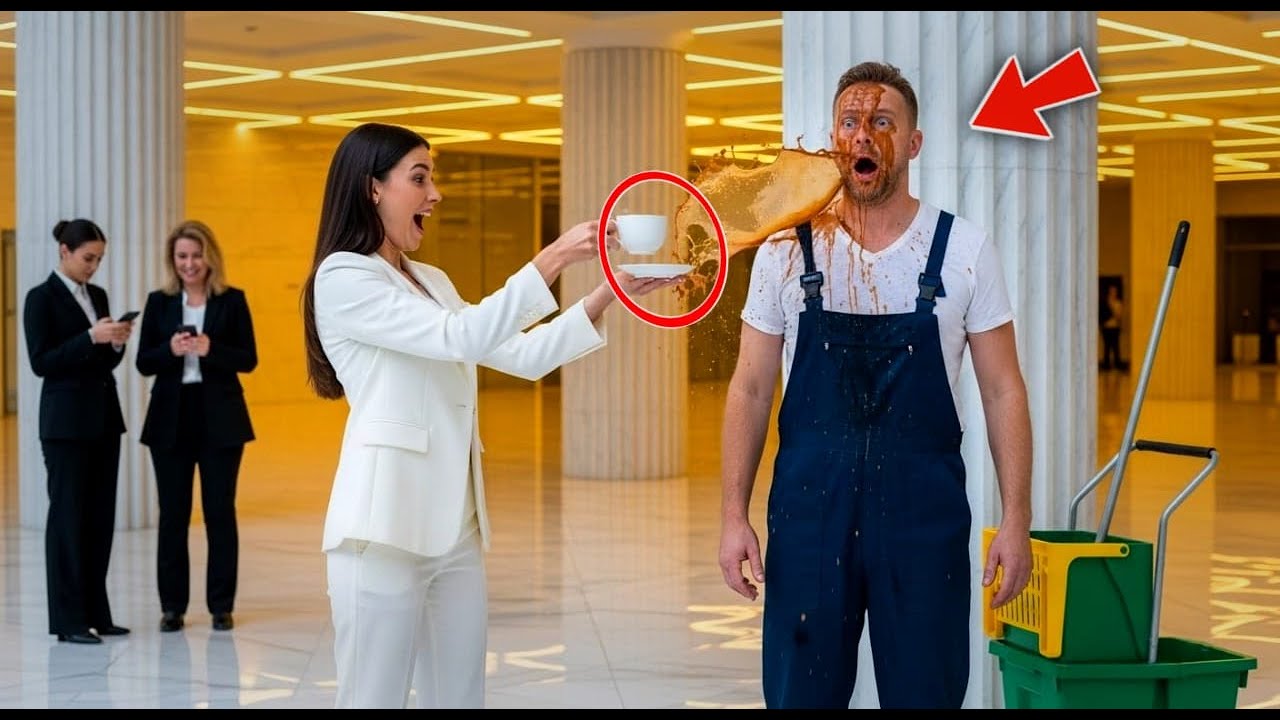 Она высмеяла “бедного” уборщика — но правда о нём заставила её побледнеть!