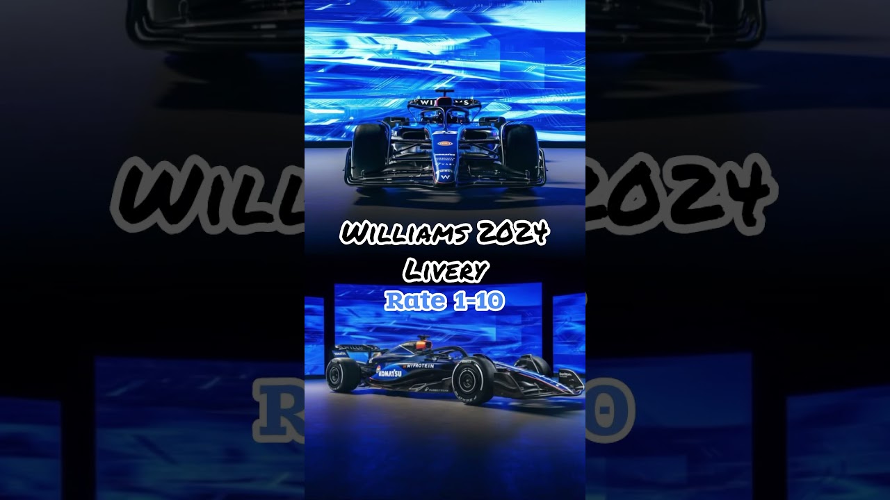 2024 F1 Williams Livery | Rate 1-10 | 