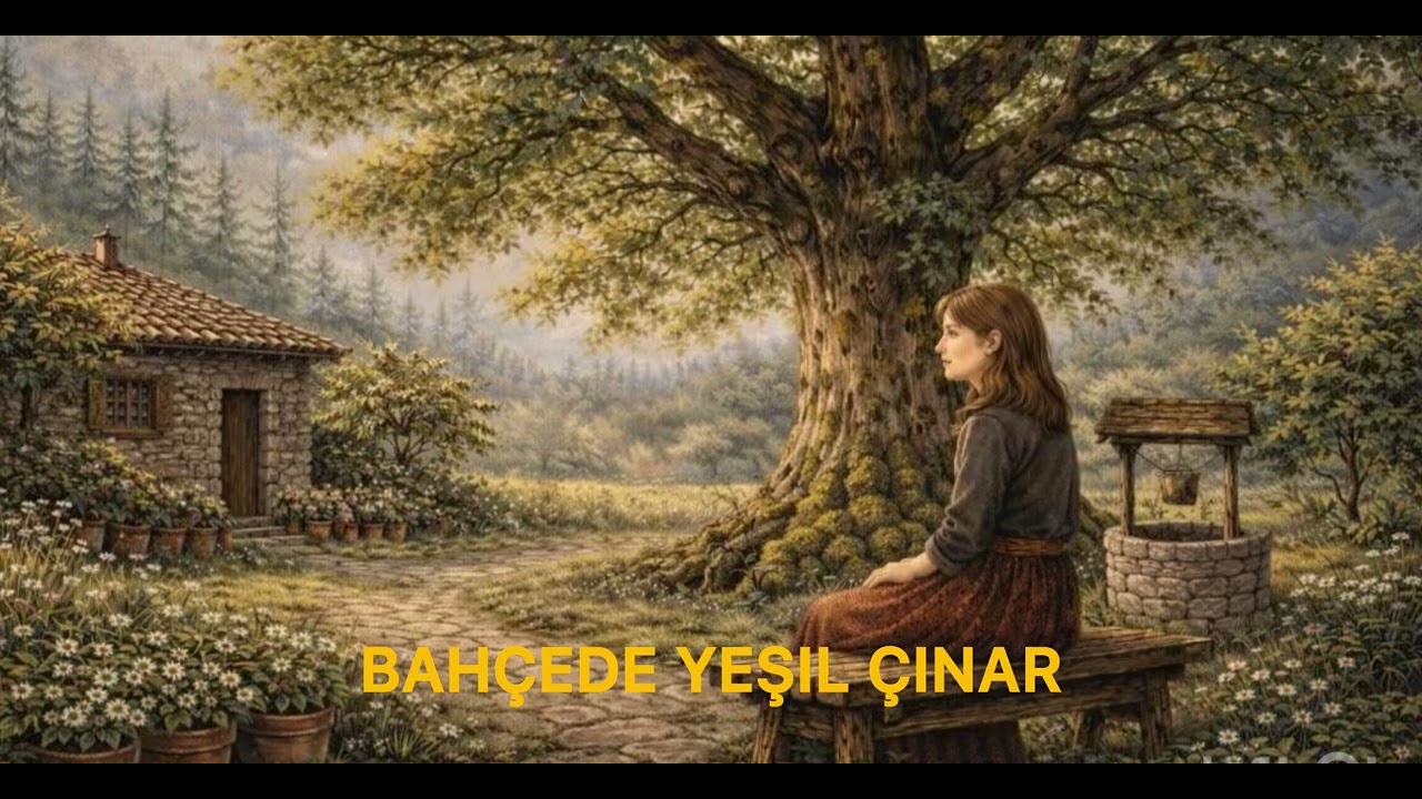 Bahçede Yeşil Çınar - Anatolian AY