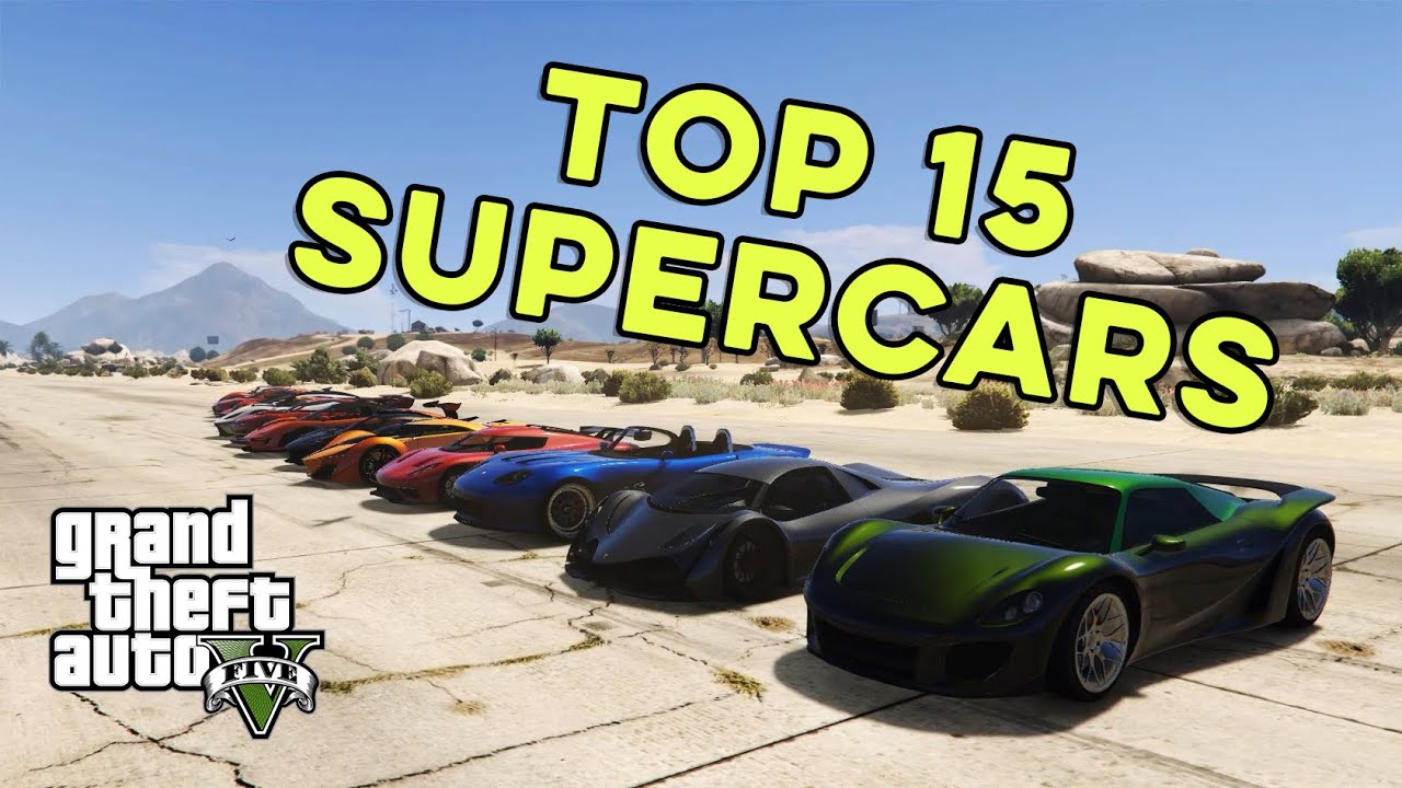 TOP 15 Fastest Supercars in GTA V | Top Speed Ranking